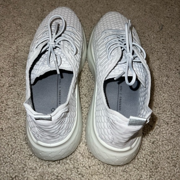 ECCO Womens Therap Gray Textured Athletic Training Lace Shoes Sneakers 8-8.5 - Picture 9 of 10